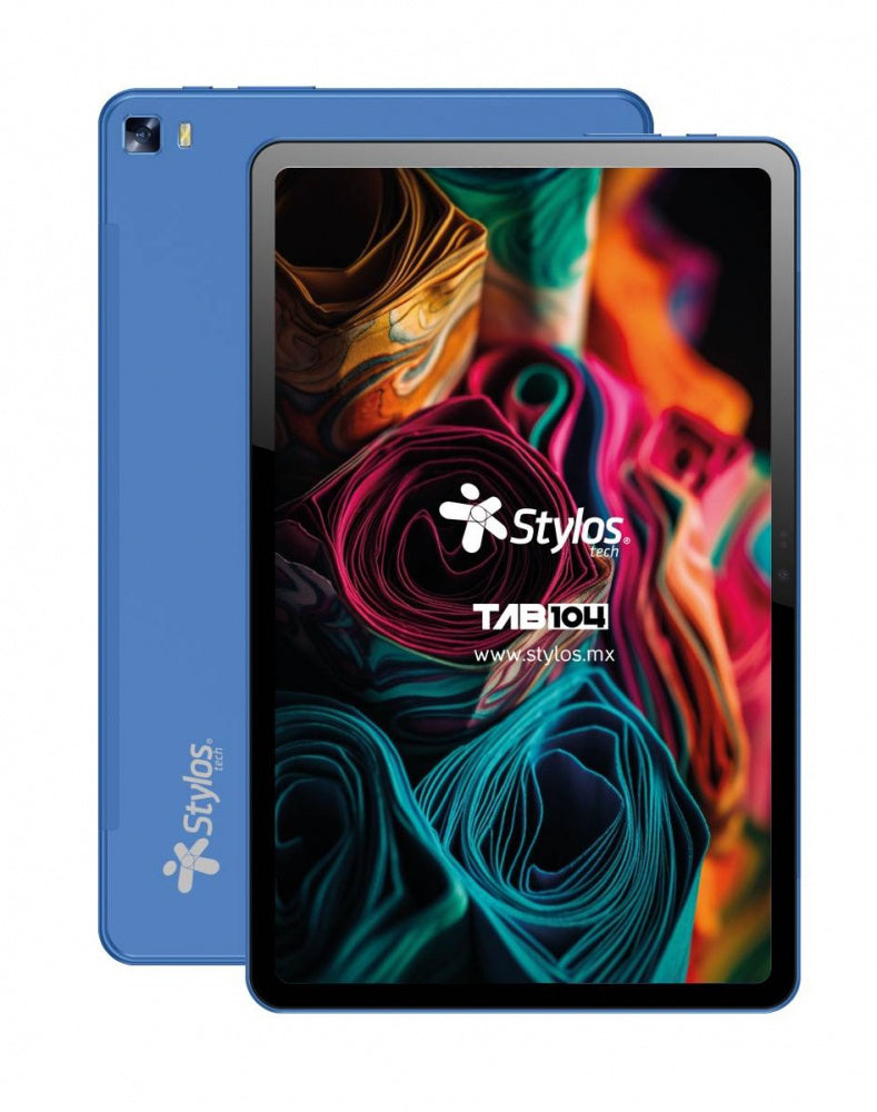 Tablet 10.4 Stylos (Stta1041A) Ram4/128Gb Android 13 Cam 5/13Mp 7000Mah Usb-C Funda Tpu Azul