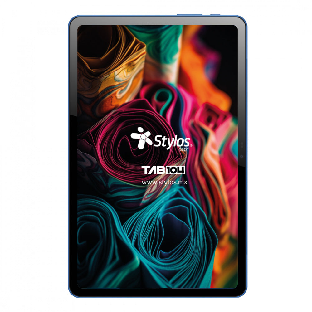 Tablet 10.4 Stylos (Stta1041A) Ram4/128Gb Android 13 Cam 5/13Mp 7000Mah Usb-C Funda Tpu Azul