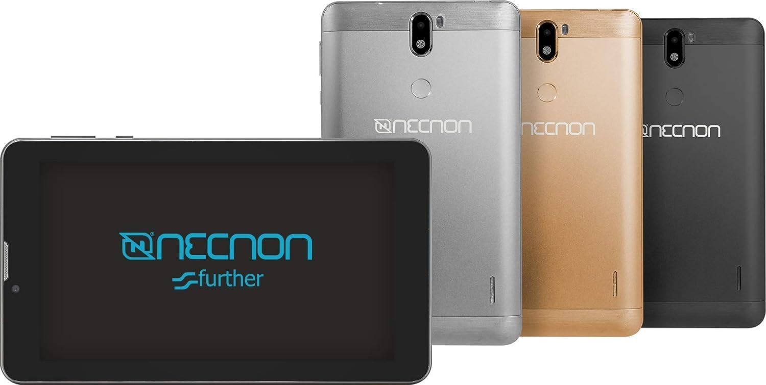 Tablet 7" Necnon (M002D-2-Dr) 3G Dual Sim,Gps,And9,Ram 2/16Gb,Cam 2/5Mp,Funda Silicon Inc,Dorado