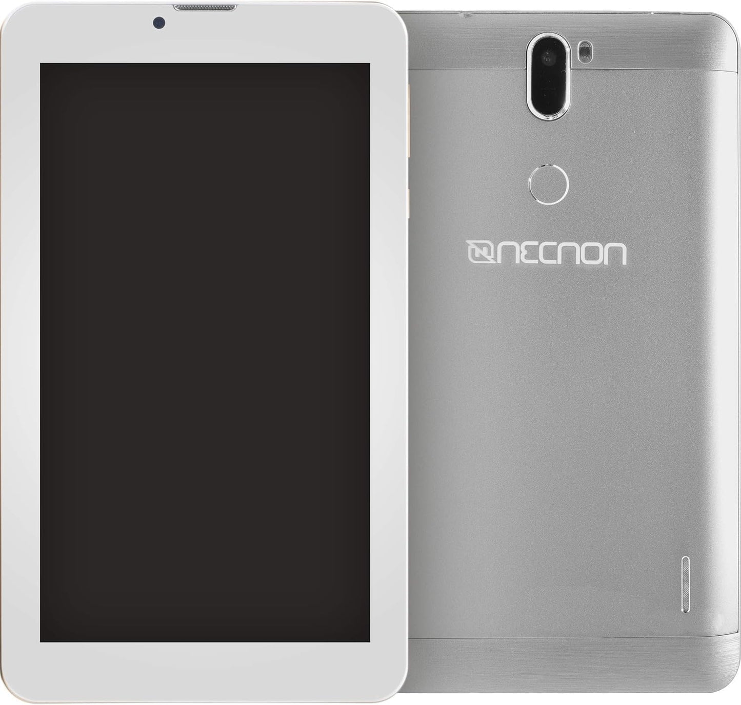 Tablet 7" Necnon (M002D-2-Pl) 3G Dual Sim,Gps,And9,Ram 2/16Gb,Cam 2/5Mp,Funda Silicon Inc, Plata
