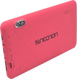 Tablet 7" Necnon (M002Q-2-Rs) Android 10,Ram 2/16Gb,Cam 2/5Mp,Quadcore 1.8Ghz,Funda Silicon,Rosa