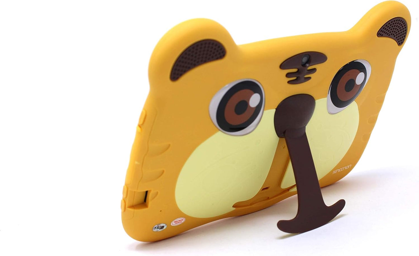 Tablet 7" Necnon (M002W-2T-Am) Kids Android 10,Ram 2/16Gb,Cam0.3/2Mp,Quadcore 1.8Ghz,Tigre Amarillo
