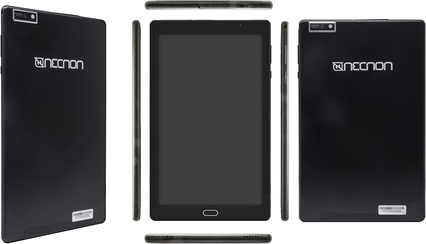 Tablet 9" Necnon (3L-2-N) 3G,Android 10,Ram2/32Gb,Cam5/8Mp,Cortexa7 1.3Ghz,Funda,Stand,Usb-C,Negro