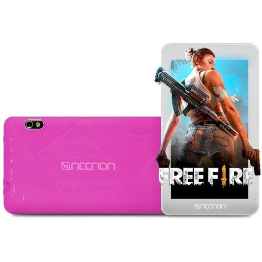 Tablet Necnon M002Q-2 2Gb Ram 16Gb 7"" Android 10 Cam 2 Y 5 M Rosa Nbta2Q045M