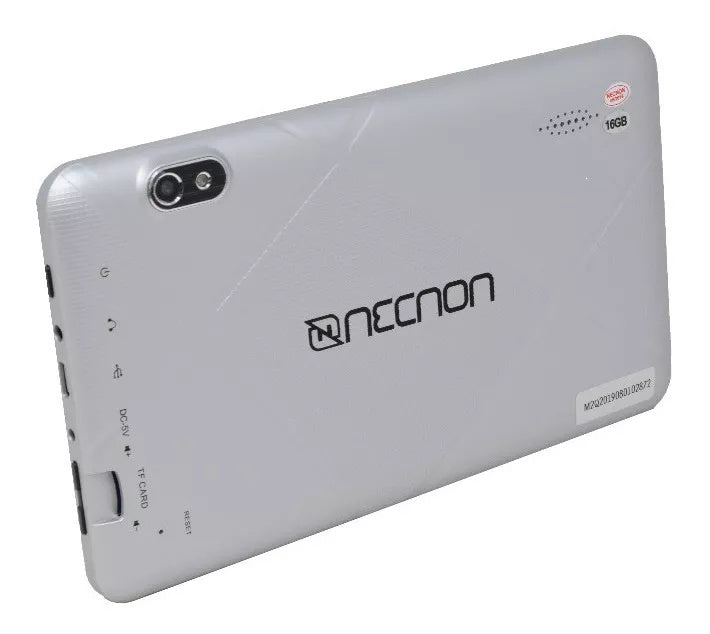 Tablet Necnon M002Q-2 2Gb Ram 16Gb 7"" Android 10 Cam 2 Y 5 Mp Plata Nbta2Q085M