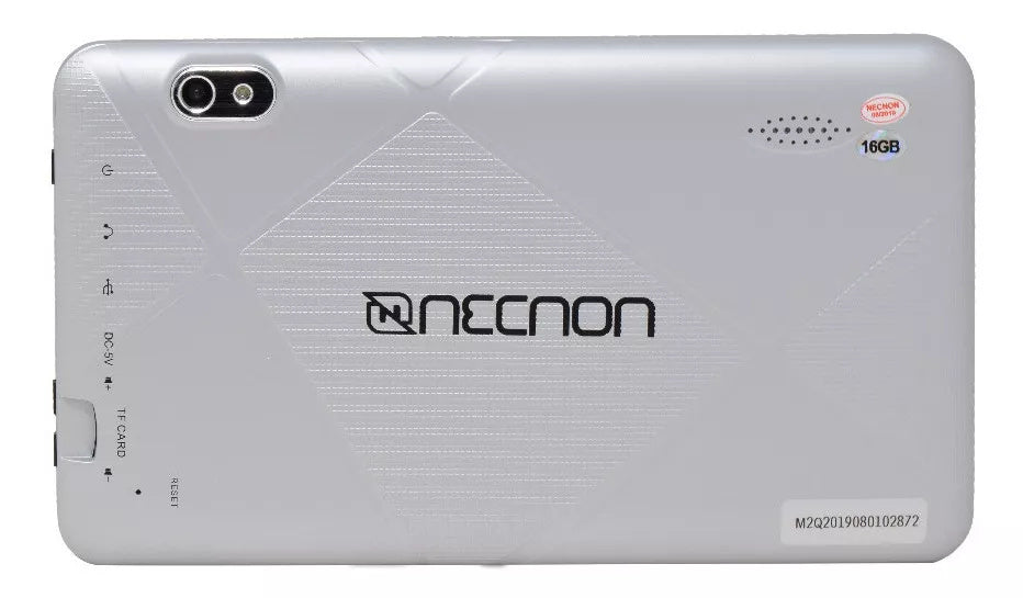Tablet Necnon M002Q-2 2Gb Ram 16Gb 7"" Android 10 Cam 2 Y 5 Mp Plata Nbta2Q085M