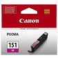 Tanque De Tinta Canon Cli-151M Magenta 7Ml