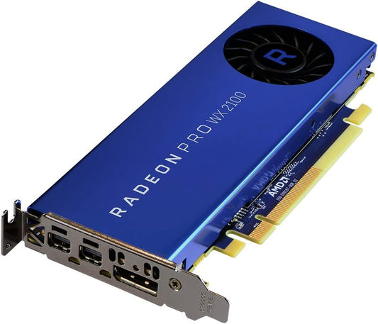 Tarjeta De Video Amd (100-506001) Radeon Pro Wx 2100 2Gb Ddr5, Pcie 3.0X16, 1*Dp, 2* Mini-Dp