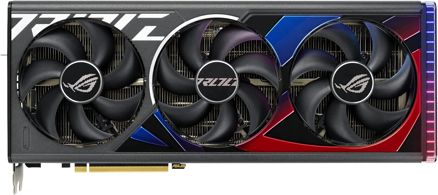 Tarjeta De Video Asus (Rog-Strix-Rtx4060Ti-O8G-Gaming) 128Bit,Pci-E 4.0,Hdmi2.1A,3*Dp1.4A,Tri Fan