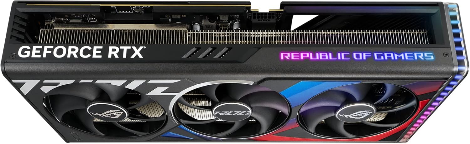 Tarjeta De Video Asus (Rog-Strix-Rtx4060Ti-O8G-Gaming) 128Bit,Pci-E 4.0,Hdmi2.1A,3*Dp1.4A,Tri Fan