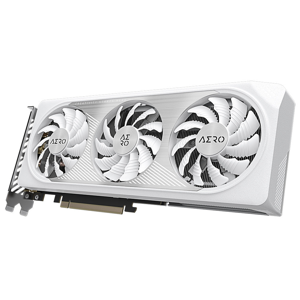 Tarjeta De Video Gigabyte (Gv-N4060Aero Oc-8Gd) Rtx 4060, 8Gb Gddr6, Pcie 4.0, 2*Hdmi, 2*Dp, 3 Fan