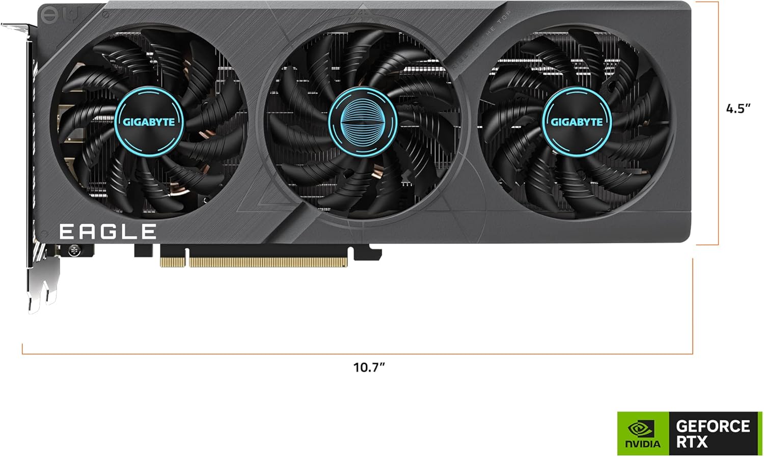 Tarjeta De Video Gigabyte (Gv-N406Teagle Oc-8Gd) Rtx 4060 Ti,8Gb Gddr6,Pcie 4.0, 2* Hdmi, 2*Dp,3 Fan