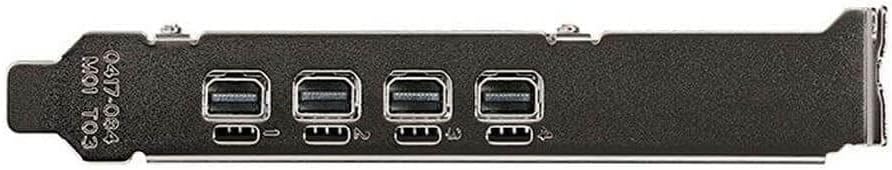 Tarjeta De Video Pny (Vcnt10008Gb-Pb) Quadro T1000,8Gb Gddr6,128Bit,Pci-E 3.0,4*Mini Displayport