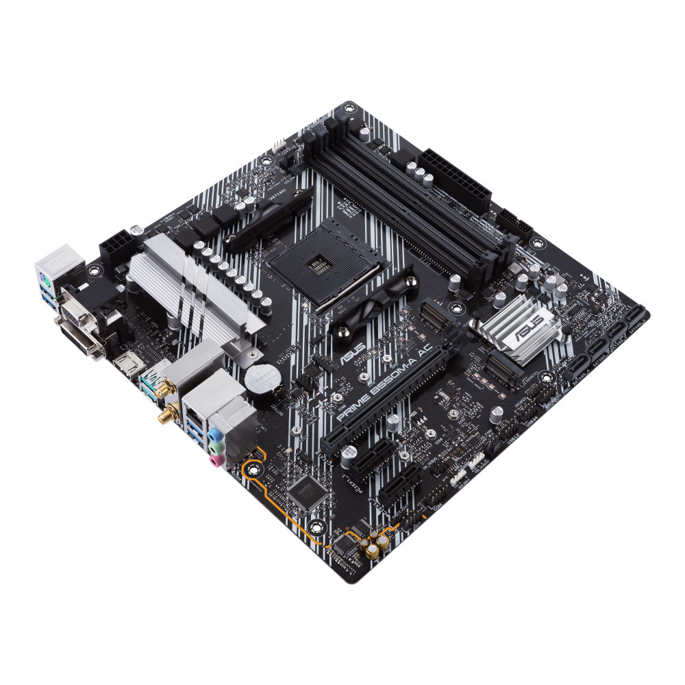 Tarjeta Madre Asus Prime B550M-A Ac Ddr4/Hdmi/Am4/Usb3.2/Wi-Fi