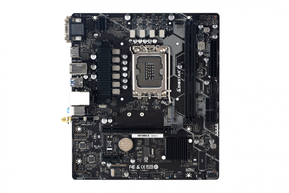 Tarjeta Madre Biostar H610Mx-E Ddr4 Hdmi M.2 Sata Pcie 4.0 12Th 1700