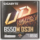 Motherboard Gigabyte (B550M Ds3H) Socket Am4, 4*Ddr4,M.2,Dvi-D,Hdmi,Pcie 4.0,Ps2,Micro Atx