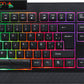 Teclado Alambrico Necnon (Nbgkmi25Rs) Gaminganti-Salpicadurausbbloq Desplluz Rgbrojo Negro