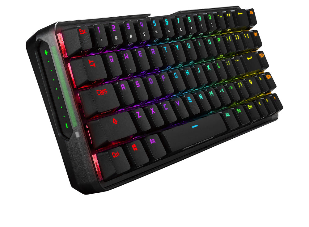 Teclado Asus (M601 Rog Falchion Nx/Nxbn/Us) Mecanico Inalambrico,Rgb,Compacto 65%