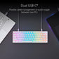 Teclado Asus (M602 Falchion Ace/Nxrd/Blk/Us/Pbt) Mecanico Alambrico,Rgb,Compacto 65%