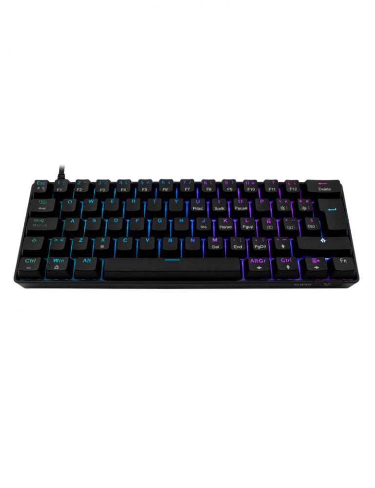Teclado Gamer Balam Rush Dominate Kg765 Azul Alambrico Rgb Br-932714