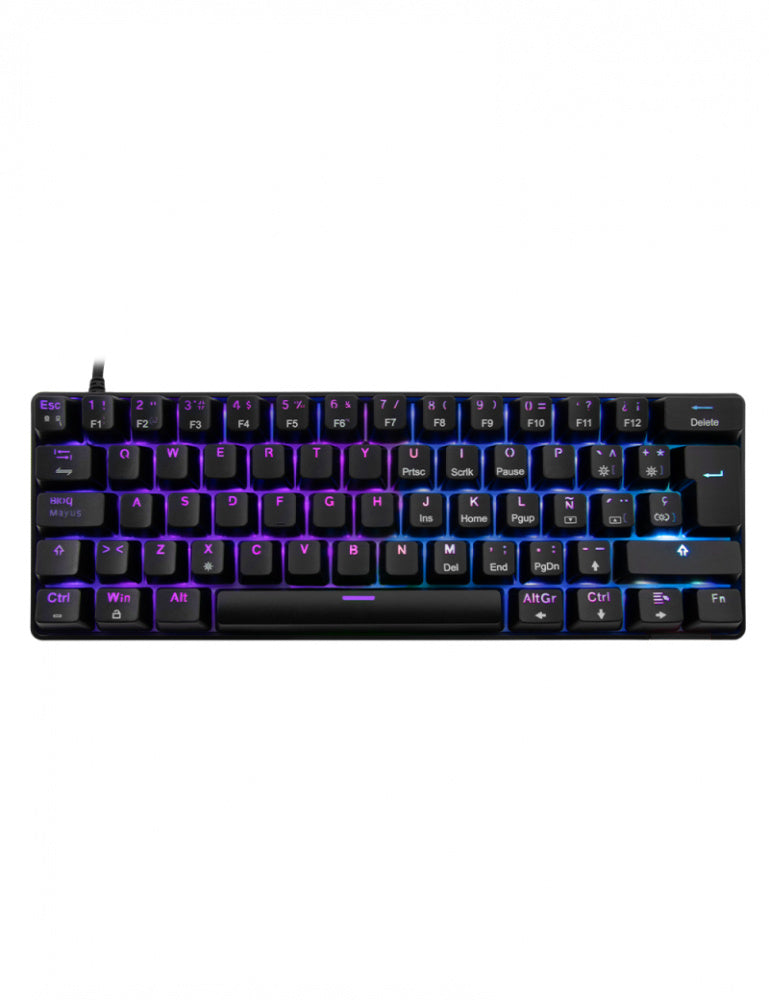 Teclado Gamer Balam Rush Dominate Kg765 Azul Alambrico Rgb Br-932714