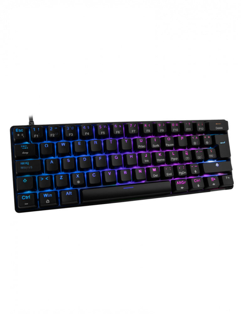 Teclado Gamer Balam Rush Dominate Kg765 Azul Alambrico Rgb Br-932714