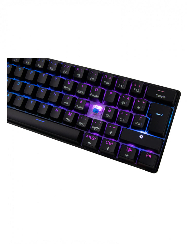Teclado Gamer Balam Rush Dominate Kg765 Azul Alambrico Rgb Br-932714