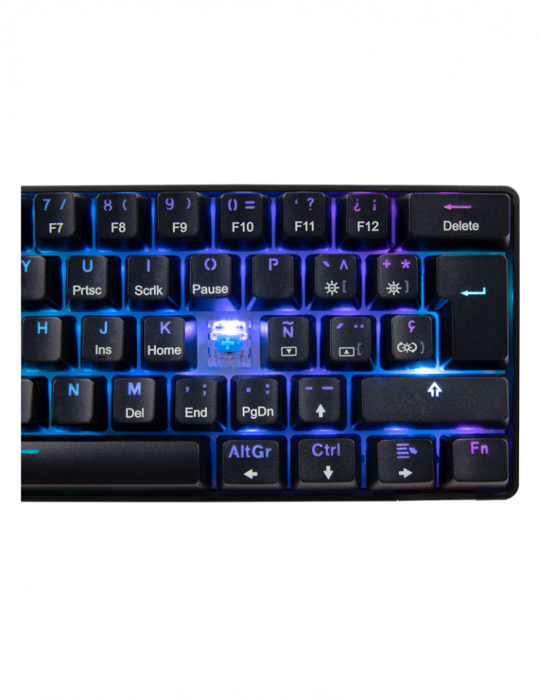 Teclado Gamer Balam Rush Dominate Kg765 Azul Alambrico Rgb Br-932714