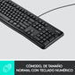 Teclado Logitech K120, Usb, Alámbrico, Negro (Español)