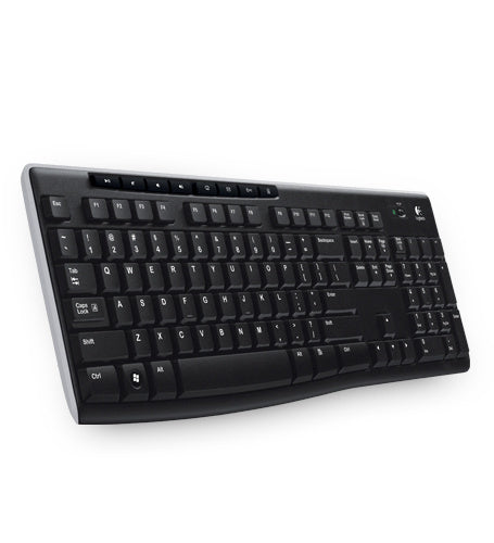 Teclado Logitech K270, Inalámbrico, Usb 2.0, Negro (Español)