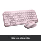 Teclado Logitech Mx Keys Mini Iluminado Bt 10Mt Rose (920-010478)