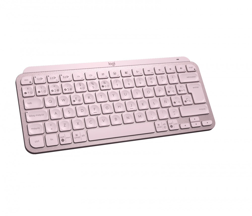 Teclado Logitech Mx Keys Mini Iluminado Bt 10Mt Rose (920-010478)
