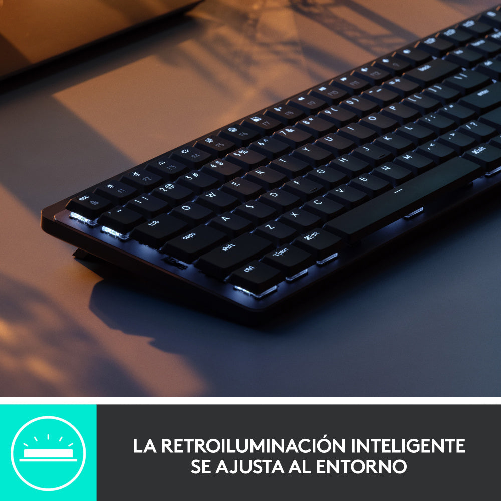 Teclado Logitech Mx Mechanical Bt Usb Bolt Graphite (920-010845)