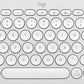Teclado Logitech Pebble Keys 2 K380S Bt Multidisp. White (920-011784)