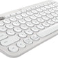 Teclado Logitech Pebble Keys 2 K380S Bt Multidisp. White (920-011784)