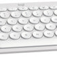 Teclado Logitech Pebble Keys 2 K380S Bt Multidisp. White (920-011784)