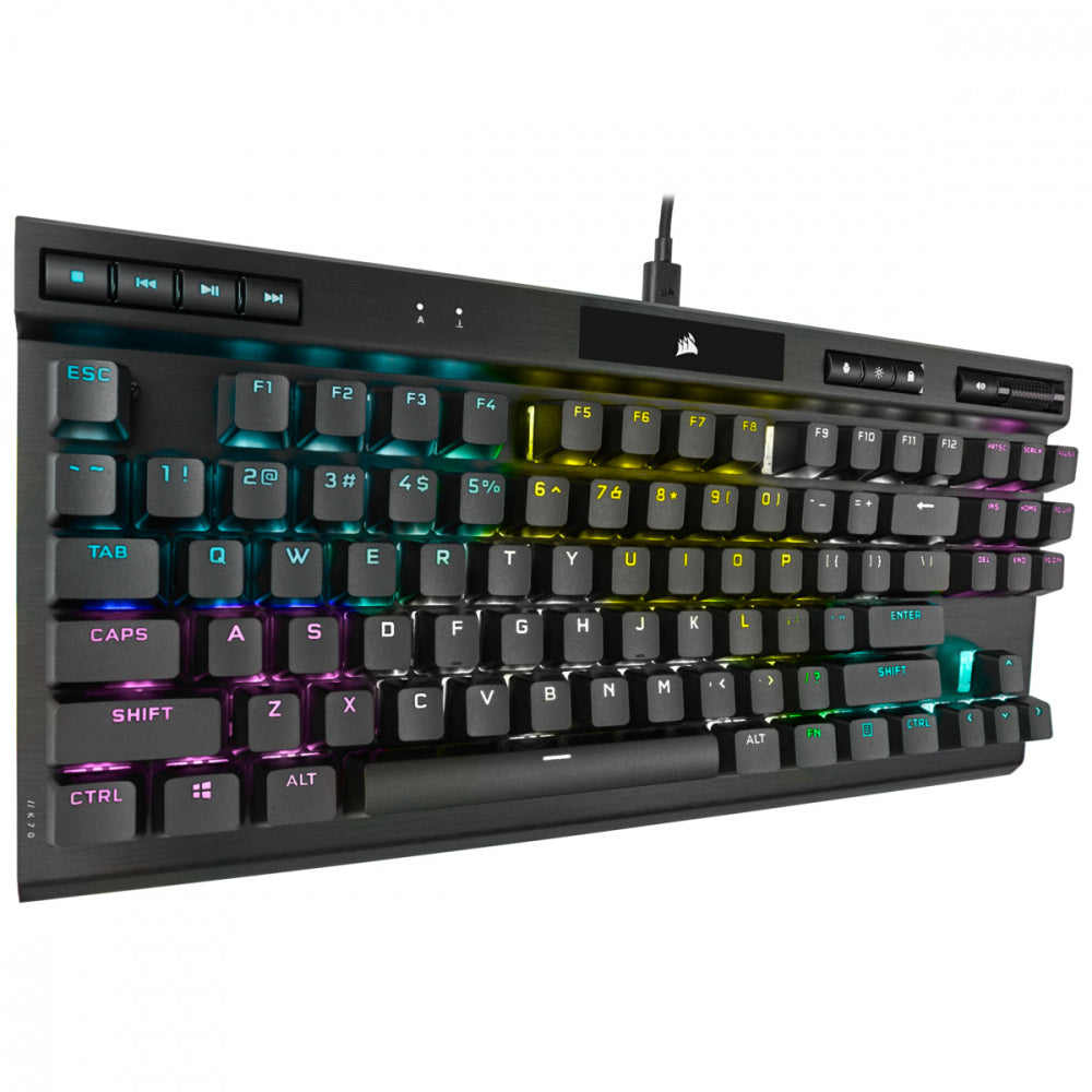 Teclado Mecanico Corsair (Ch-9119014-Na) K70 Rgb Tlk Championcherry Mx Speednegroingles