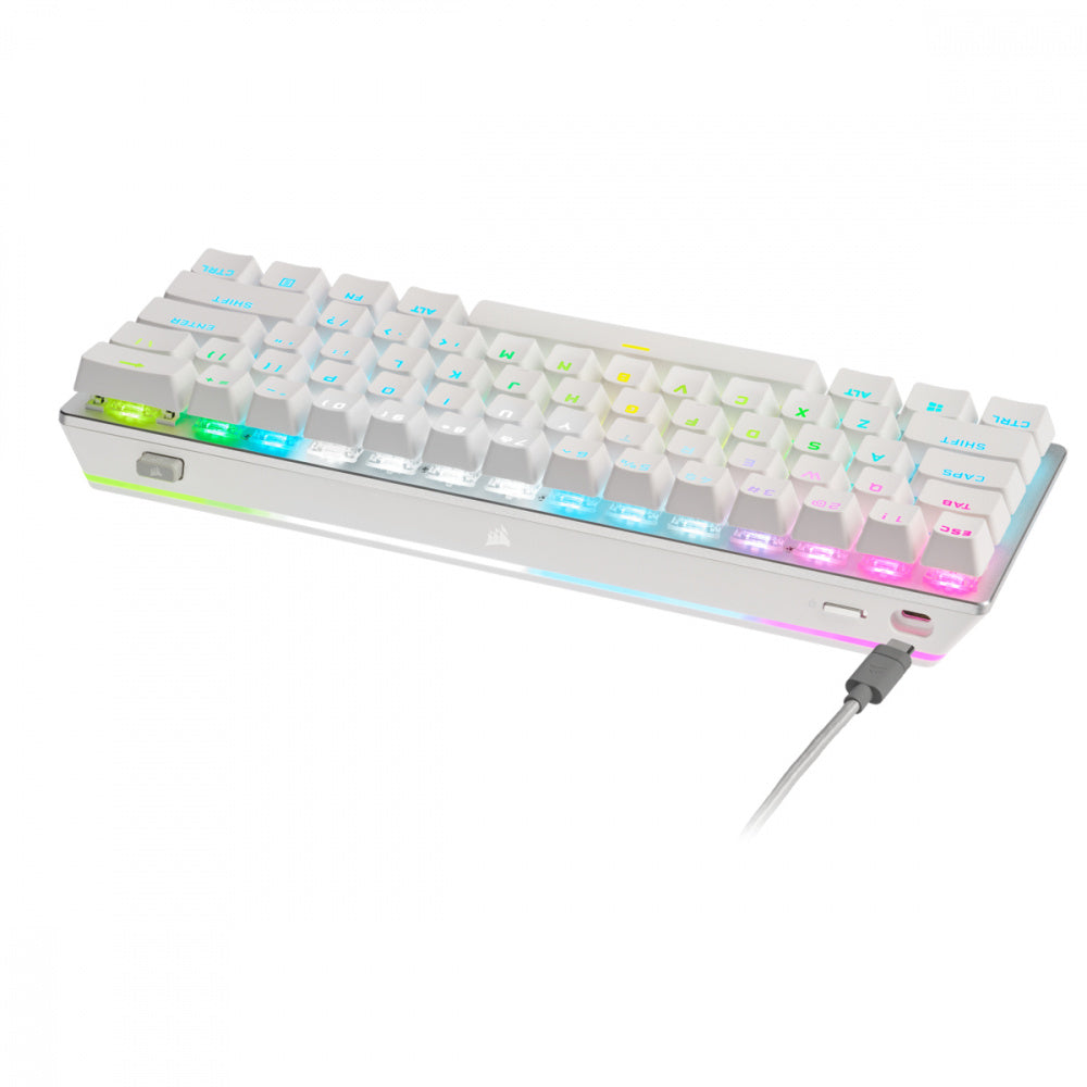 Teclado Mecanico Corsair (Ch-9189110-Na) K70 Pro Mini Wireless Rgb60%Switch Cherry Mx Redblanco