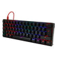 Teclado Mecanico Game Factor 60% Rgb Switch Blue Usb Tipo C Kbg560-Bl
