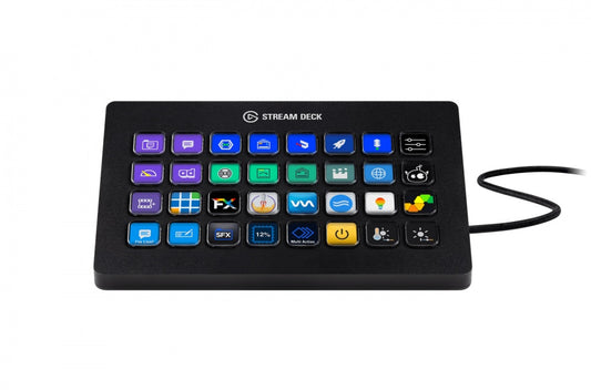 Teclado P/Streaming Elgato (10Gat9901) Stream Deck Xl,32 Teclas Lcd,Negro