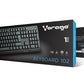 Teclado Vorago Multimedia Kb-102, Alámbrico, Usb, Negro (Español)