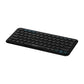 Teclado Vorago Slim Recargable Tipo C, 2 Bt+Wireless Negro Kbw-400