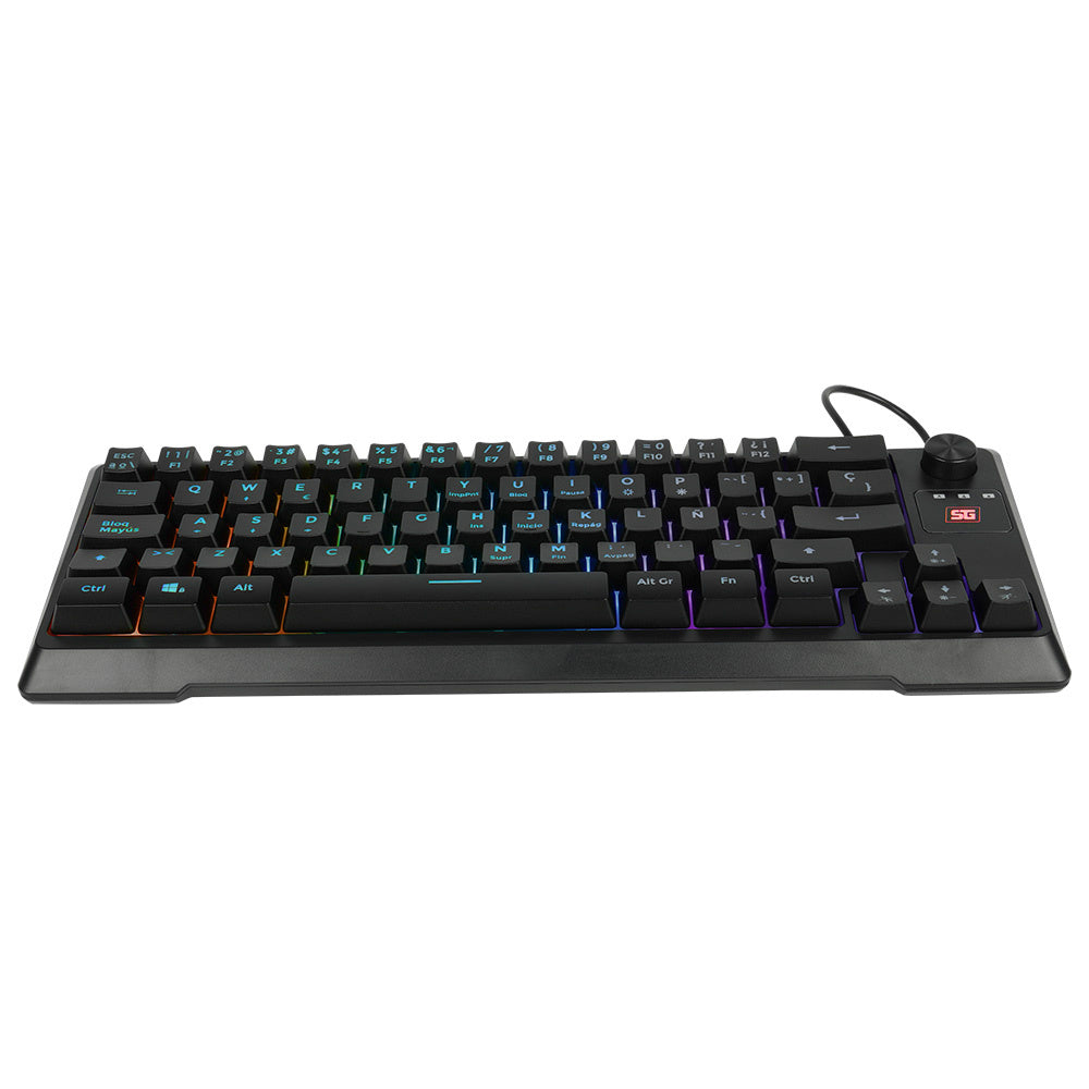 Teclado Vorago Start The Game Tkl Factor 65% Rgb Antighosting Kb-506