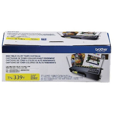 Tóner Brother Tn-339Y Amarillo, 6000 Páginas