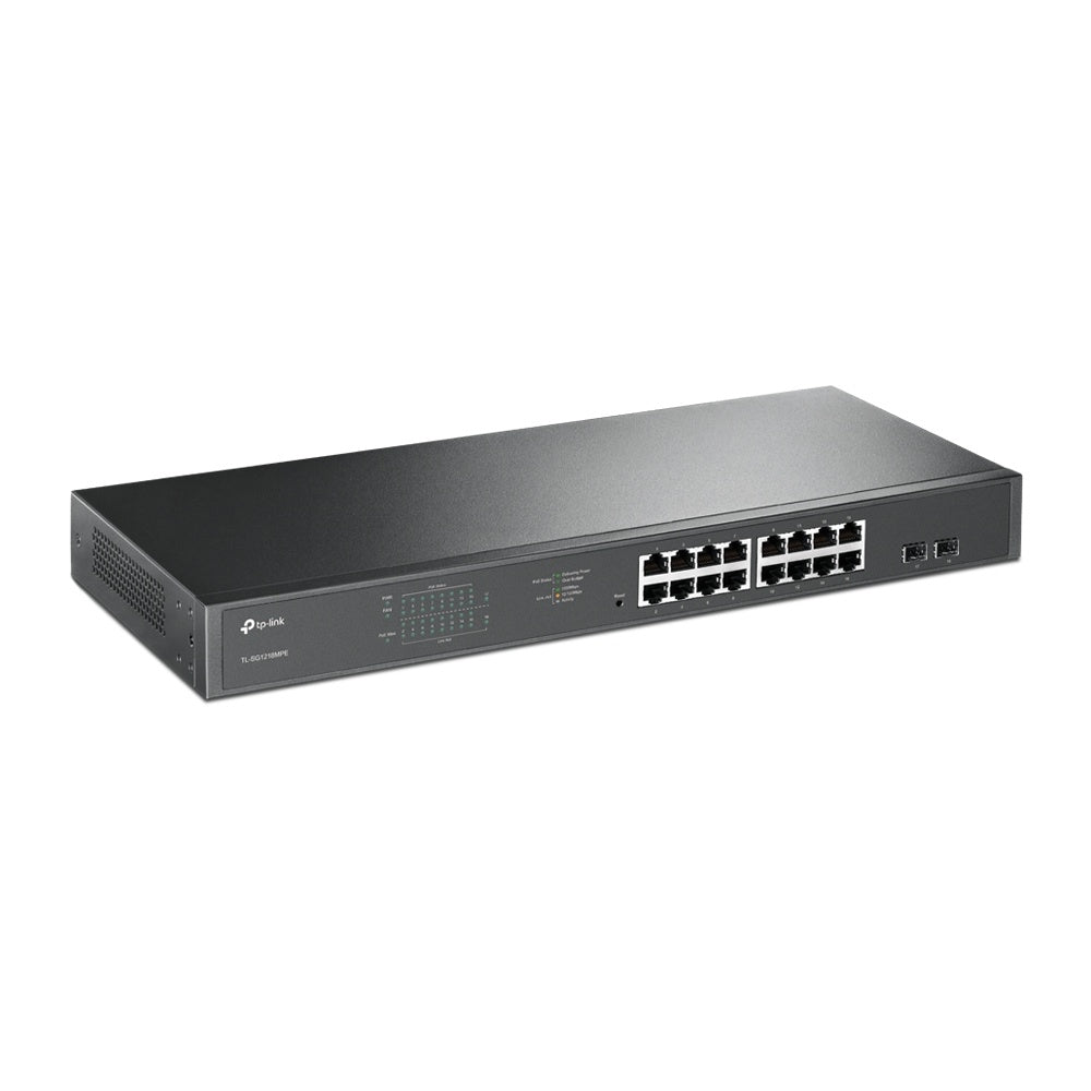Tp-Link Switch Easy Smart Gigab De 18Ptos/Poe+ 16 Ptos/Tl-Sg1218Mpe