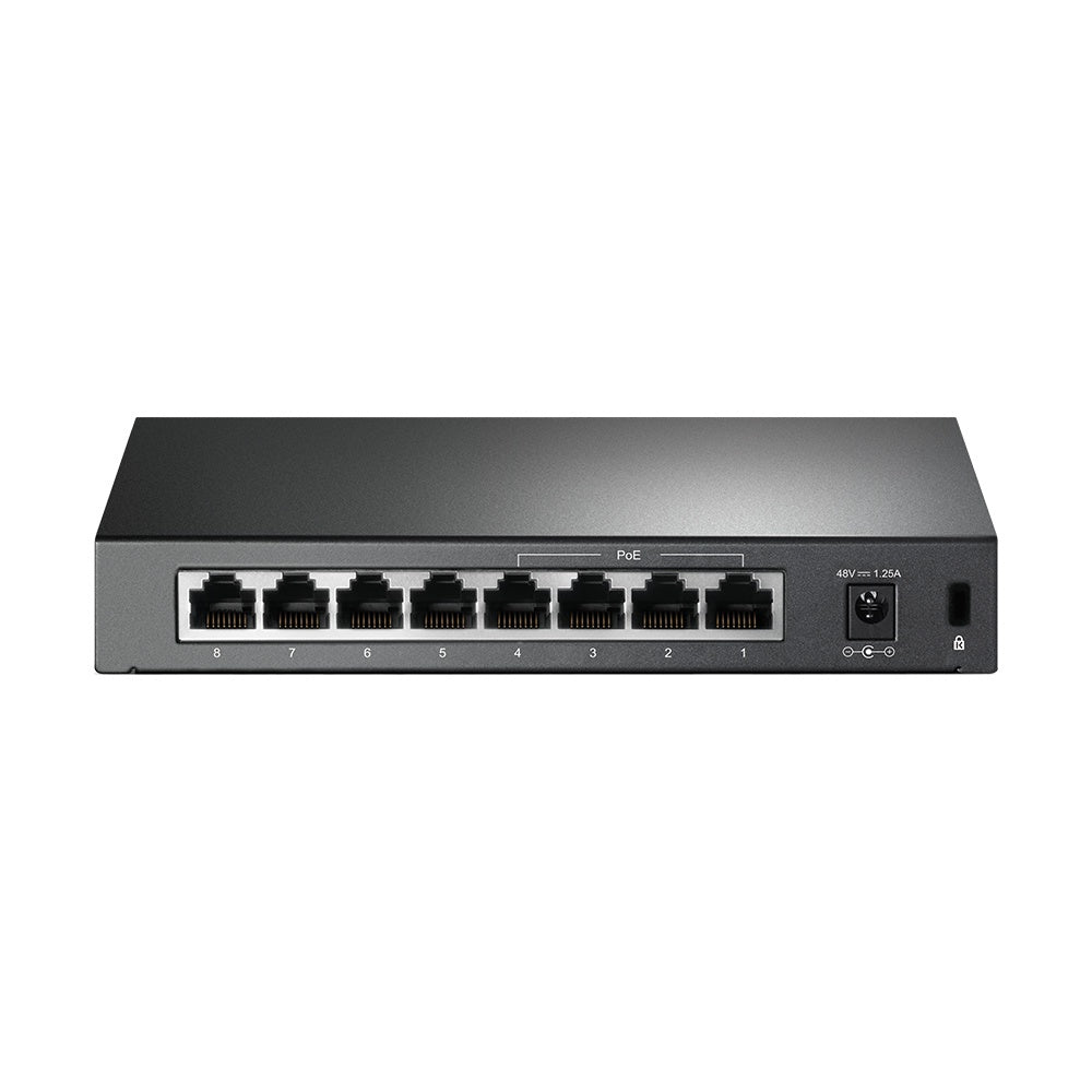 Switch Tp-Link Tl-Sf1008P Poe, 8 Puertos 10/100Mbps (4X Poe+), 1.6 Gbit/S, 2000 Entradas – No Administrable