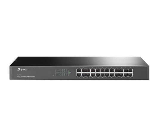 Switch Tp-Link Fast Ethernet Tl-Sf1024, 24 Puertos 10/100Mbps, 4.8Gbit/S, 8000 Entradas – No Administrable