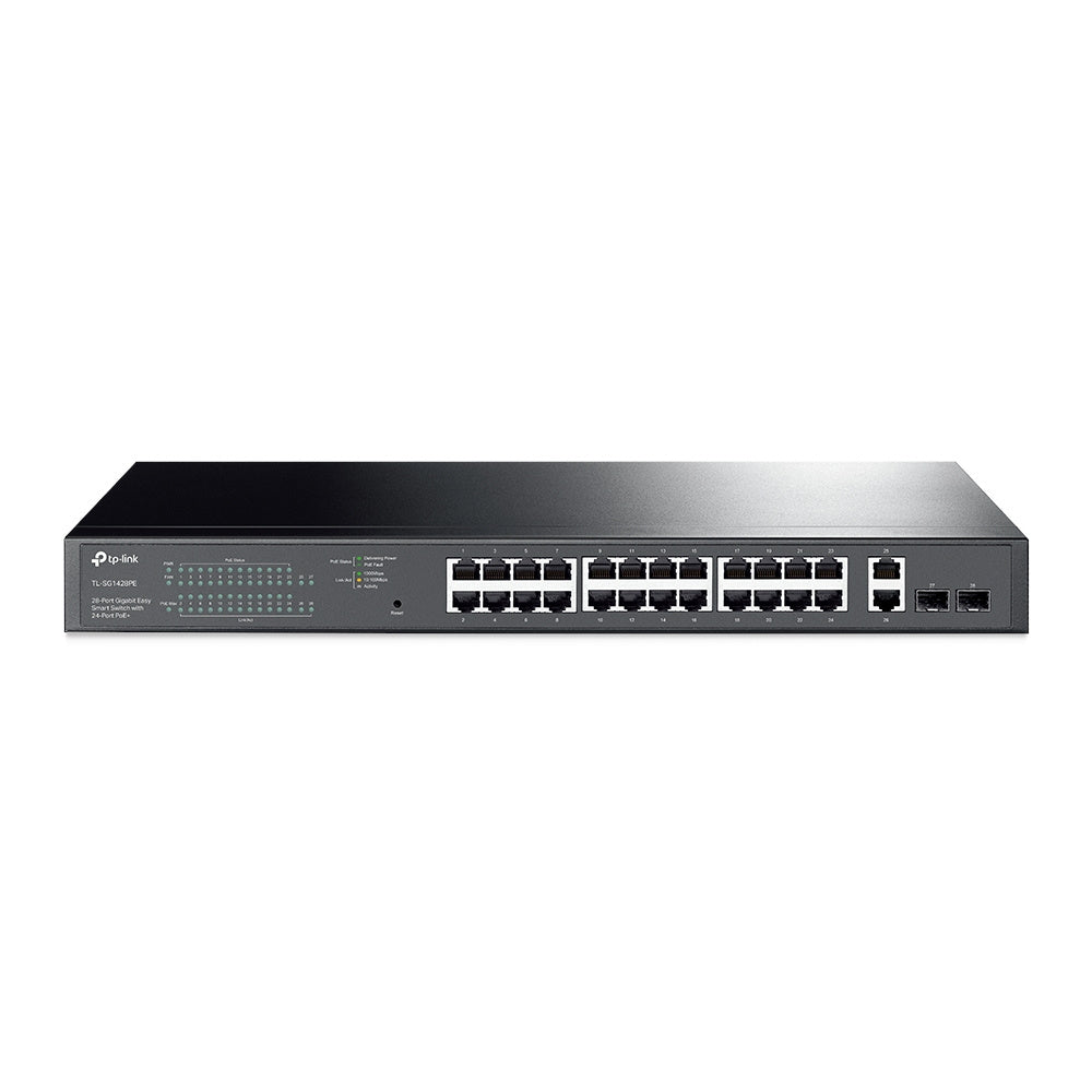 Tp-Link Switch Smart Gb 28 Ptos Con Poe+De 24 Ptos/Tl-Sg1428Pe