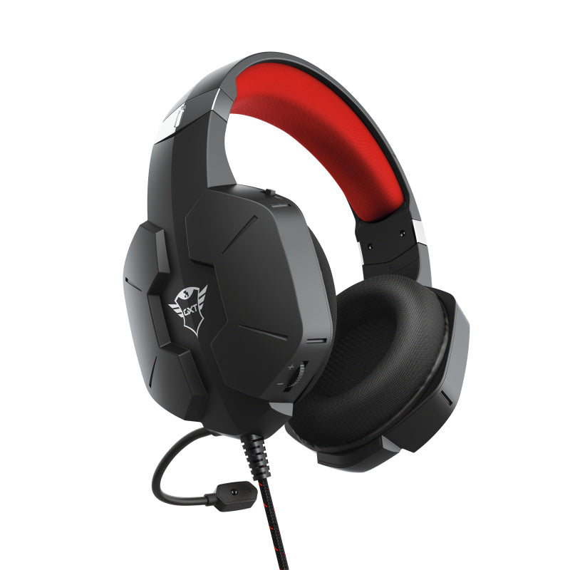 Audifonos Trust Gxt (23652) 323 Carus Gaming Headset Black, 3.5Mm*2