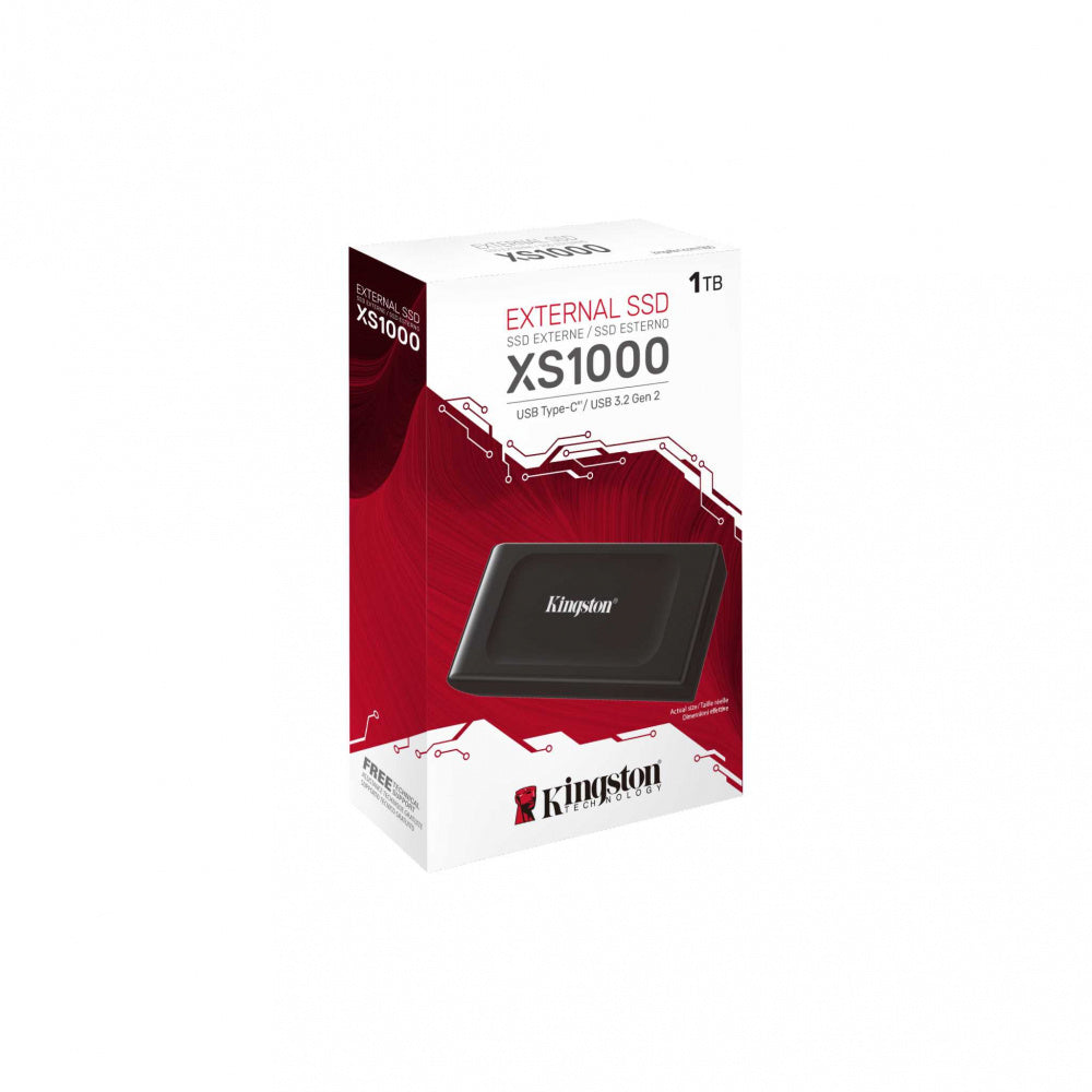 Unidad Ssd Kingston Xs1000 1Tb Portatil Usb 3.2 Type-C (Sxs1000/1000G)